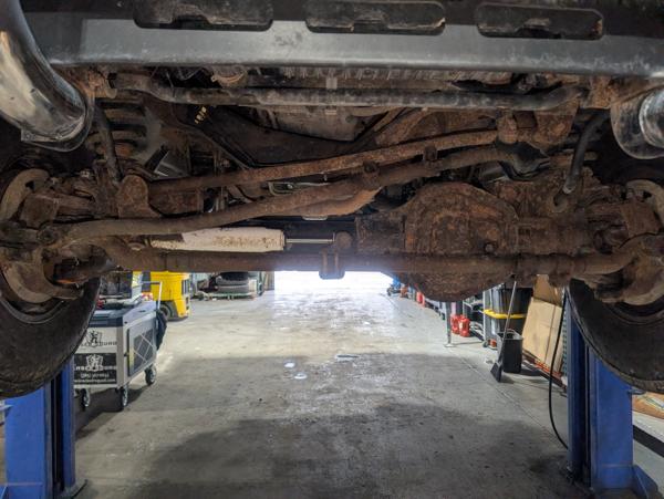Road grime and corrosion